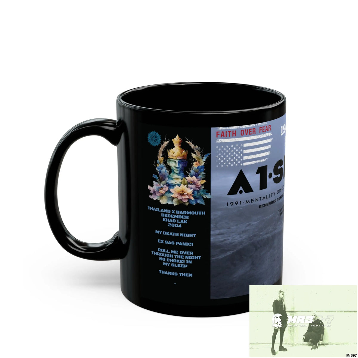 A1-Sparta Tactical SAS Roll over Death night 04/ 20X Strike B Done MT Snowdon 11oz Black Mug GB / Thailand/ Bermo