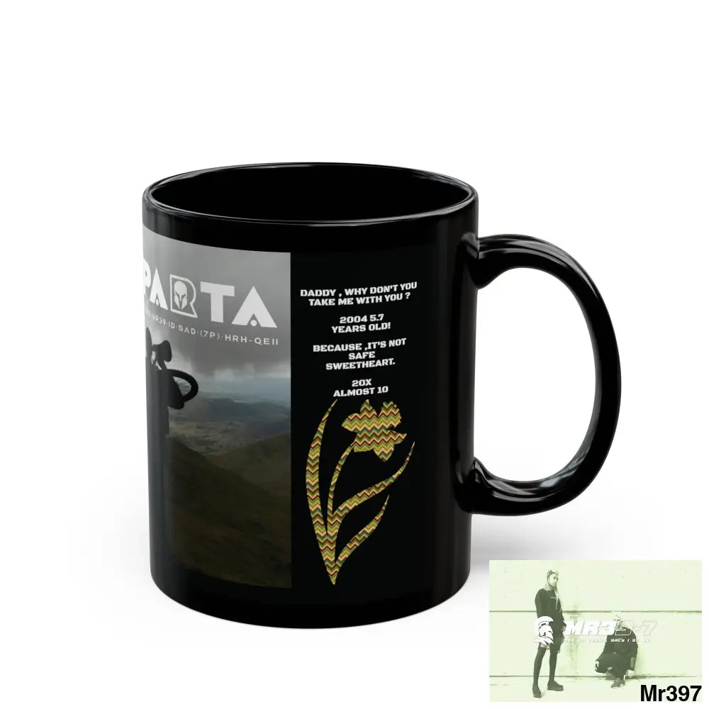 A1-Sparta Tactical SAS Roll over Death night 04/ 20X Strike B Done MT Snowdon 11oz Black Mug GB / Thailand/ Bermo
