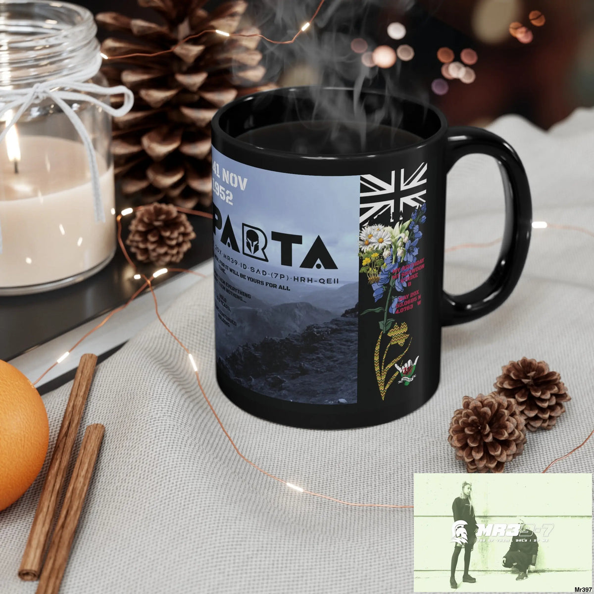 A1-Sparta Tactical SAS Roll over Death night 04/ 20X Strike B Done MT Snowdon 11oz Black Mug GB / Thailand/ Bermo