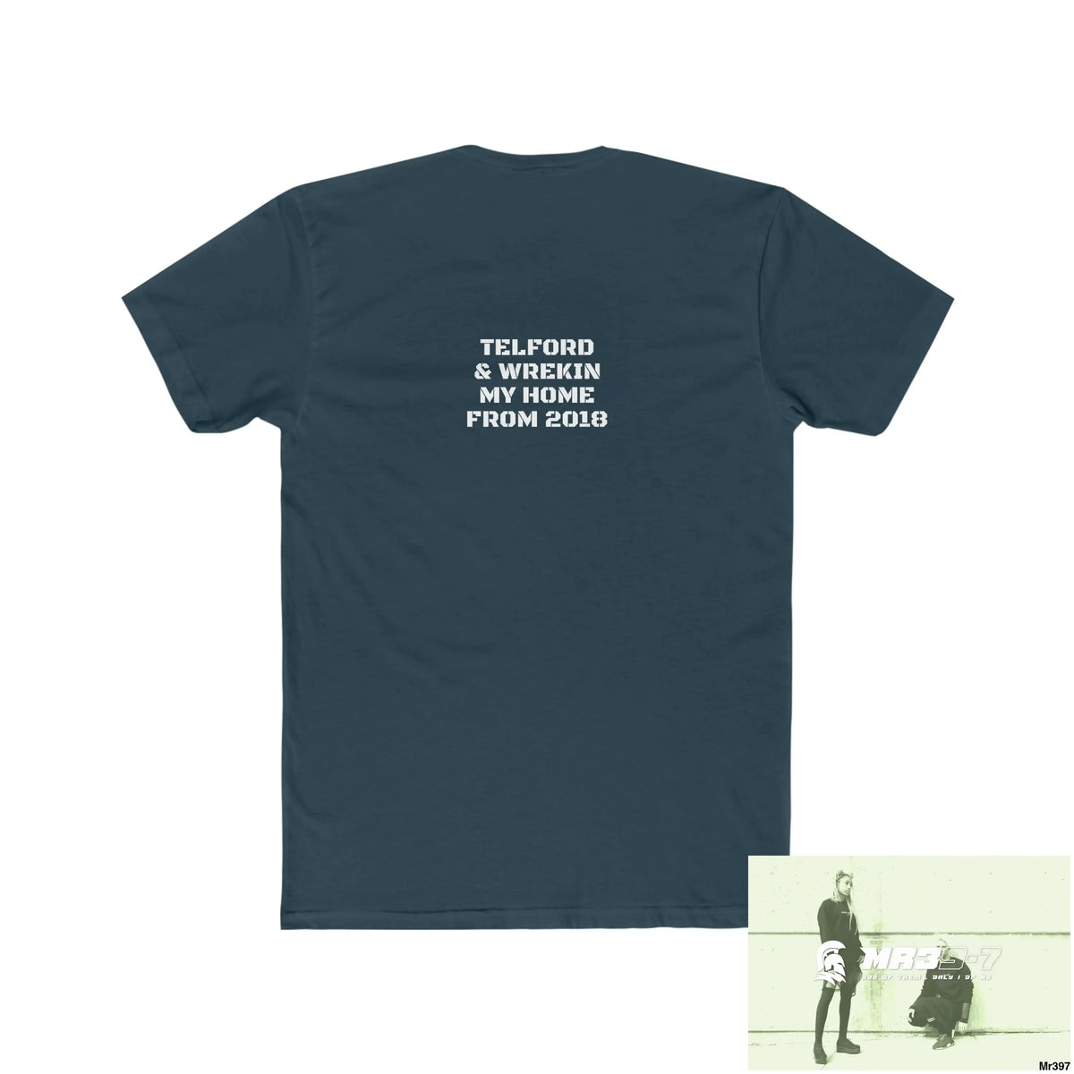 A1-Sparta Telford & Wrekin -My home 2018 - Men’s Cotton Crew Tee T-Shirt