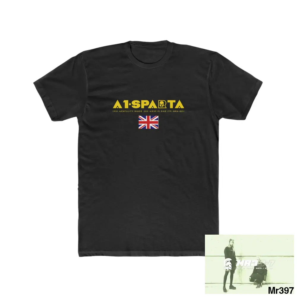 A1-Sparta The Tactical move Powys to Shrewsbury 2016 - Men’s Cotton Crew Tee Solid Black / XS T-Shirt