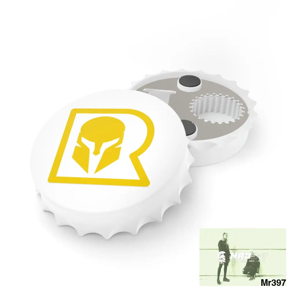 A1- Sparta theme Magnetic Bottle Opener One size / White Accessories