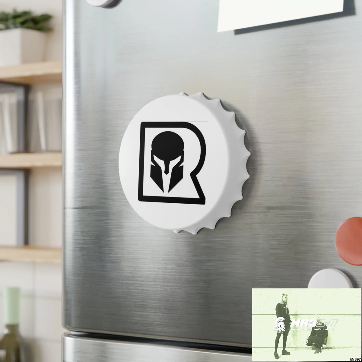 A1-.Sparta themed Magnetic Bottle opener One size / White Accessories