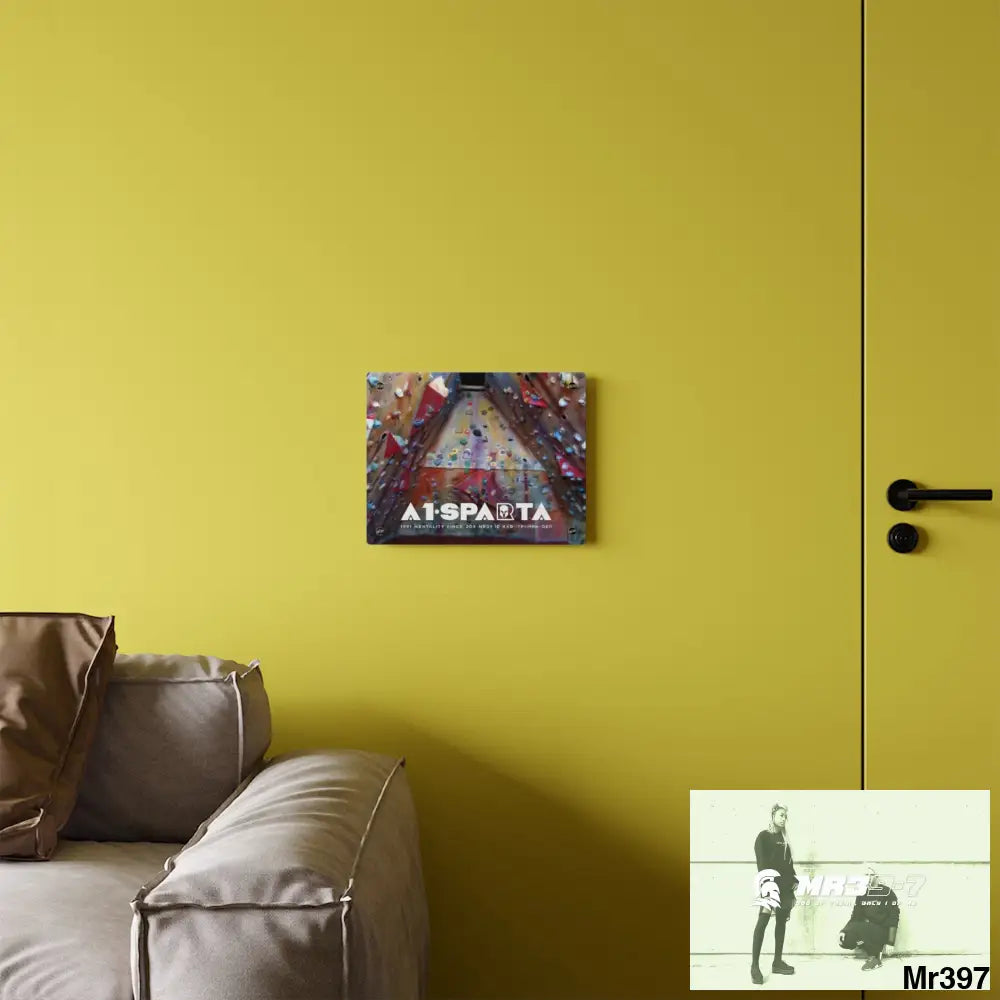 A1-Sparta Training Wall 20X Beacons Climbing centre Gwynedd - Acrylic Wall Art Panels Home Decor