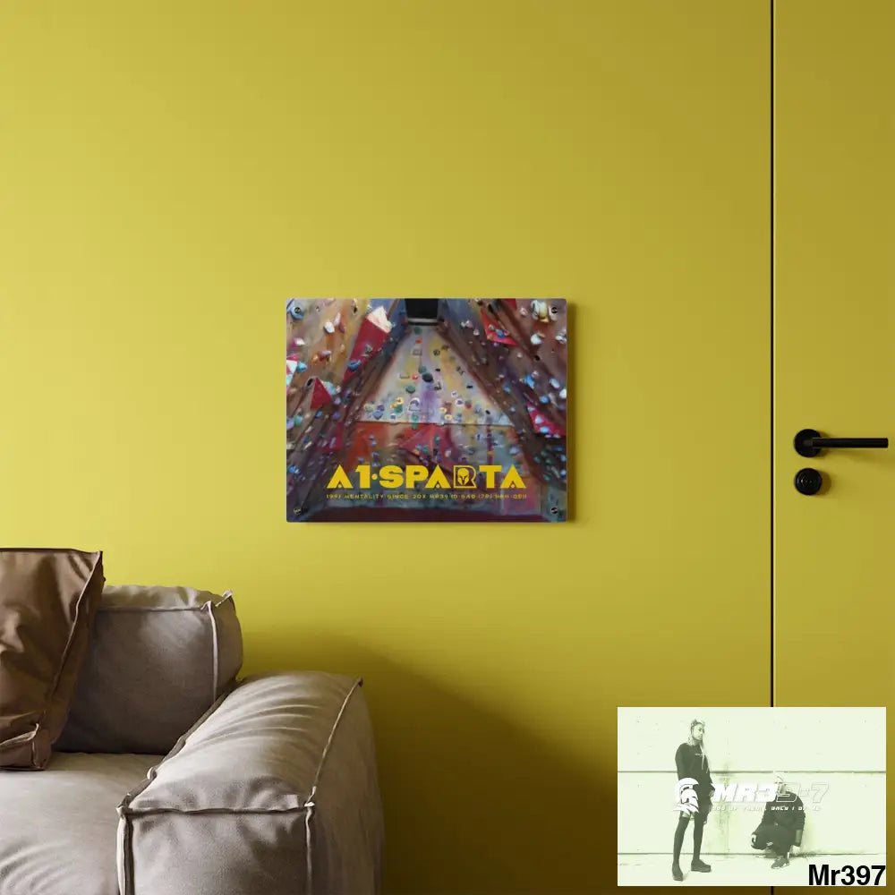 A1-Sparta Training Wall 20X Beacons Climbing centre Gwynedd - Acrylic Wall Art Panels Home Decor