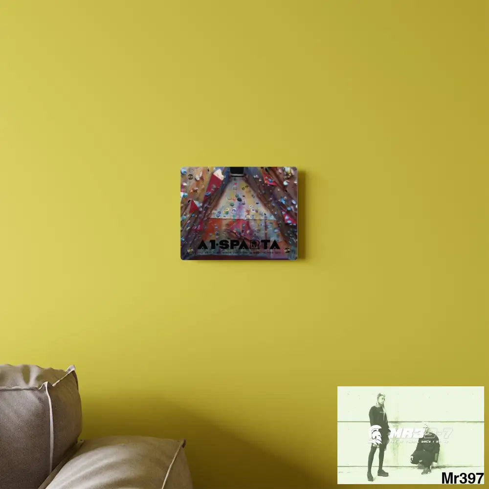 A1-Sparta Training Wall 20X Beacons Climbing centre Gwynedd - Acrylic Wall Art Panels Home Decor