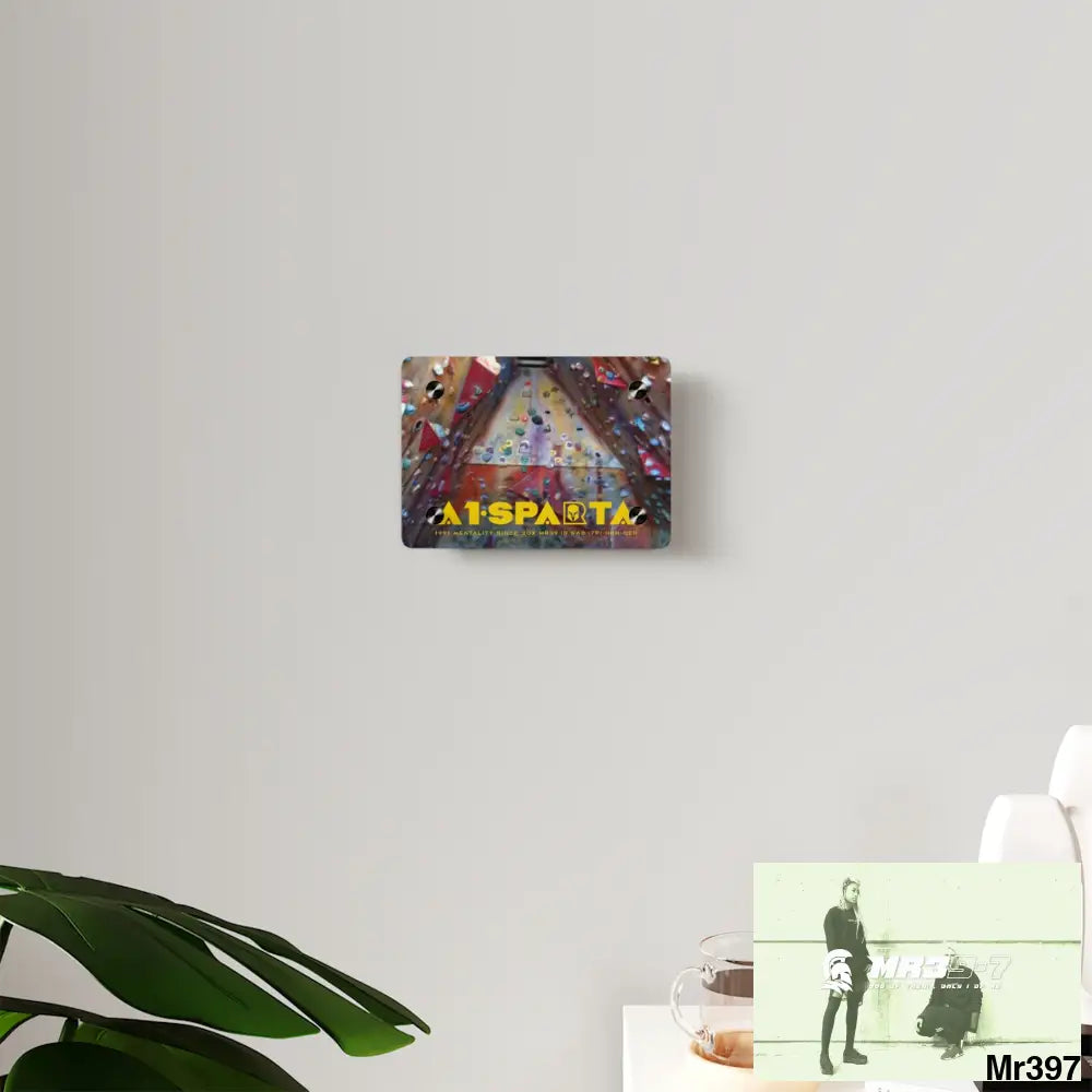 A1-Sparta Training Wall 20X Beacons Climbing centre Gwynedd - Acrylic Wall Art Panels Home Decor