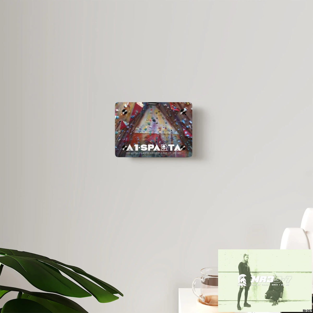 A1-Sparta Training Wall 20X Beacons Climbing centre Gwynedd - Acrylic Wall Art Panels Home Decor