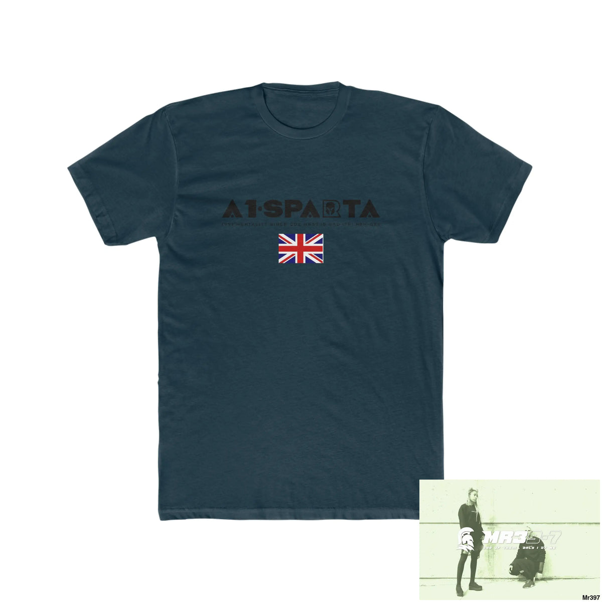 A1-Sparta undercover SAS assassination Men’s Cotton Crew Tee Solid Midnight Navy / XS T-Shirt