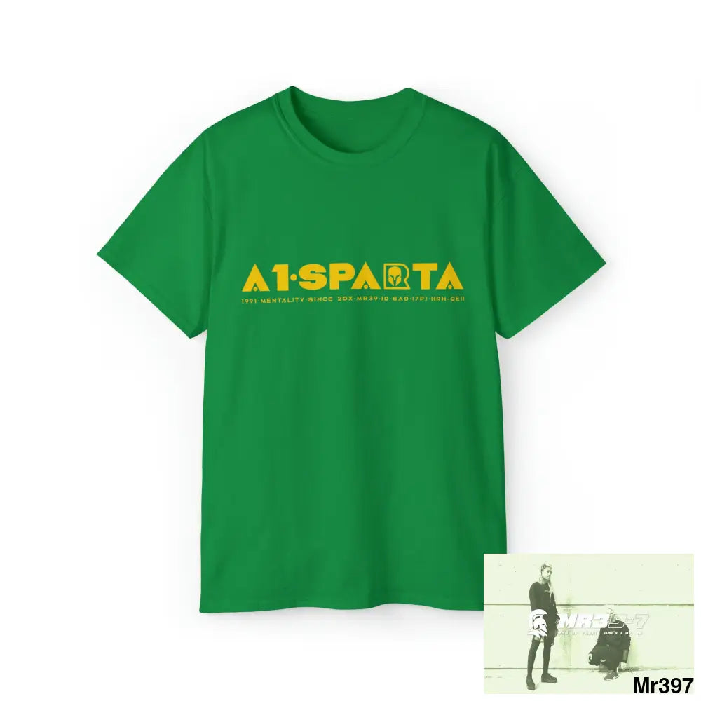 A1-Sparta Unisex Ultra Cotton Tee Irish Green / S T-Shirt