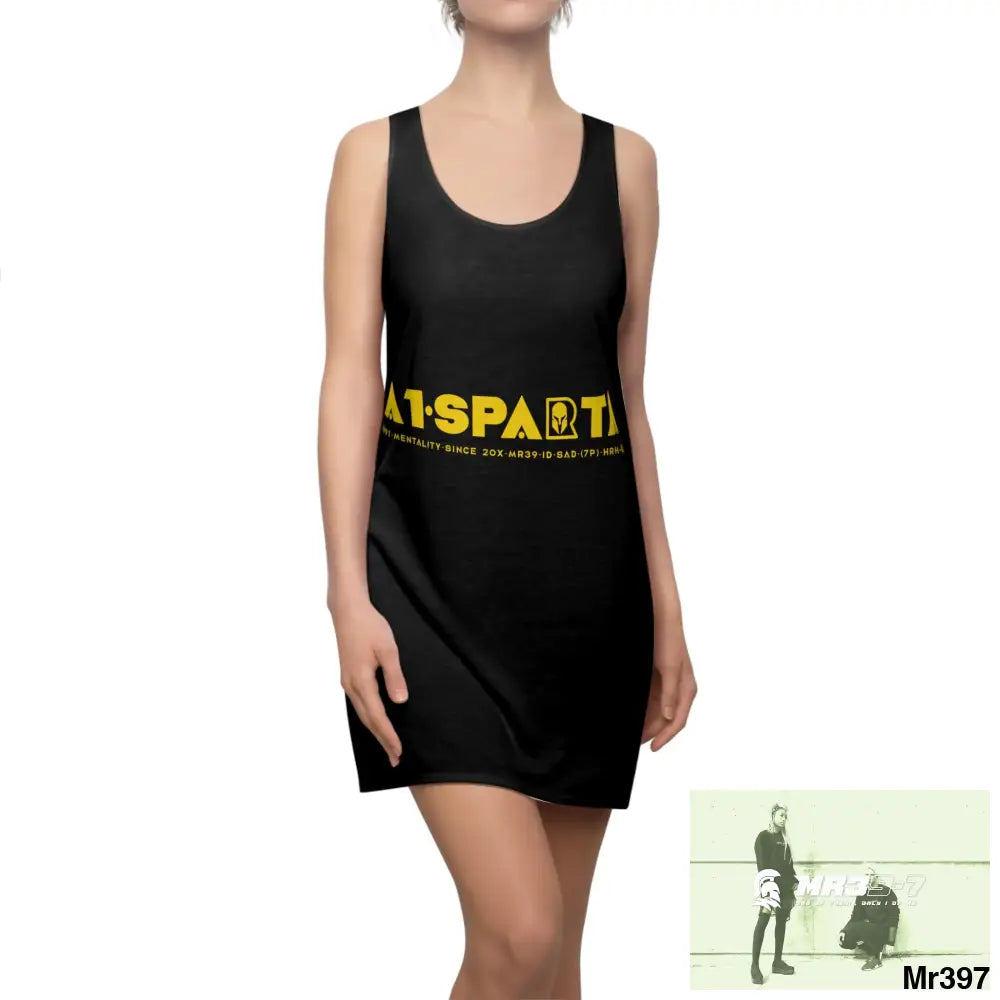 A1-Sparta Women’s Cut & Sew Racerback Dress (AOP) XS All Over Prints