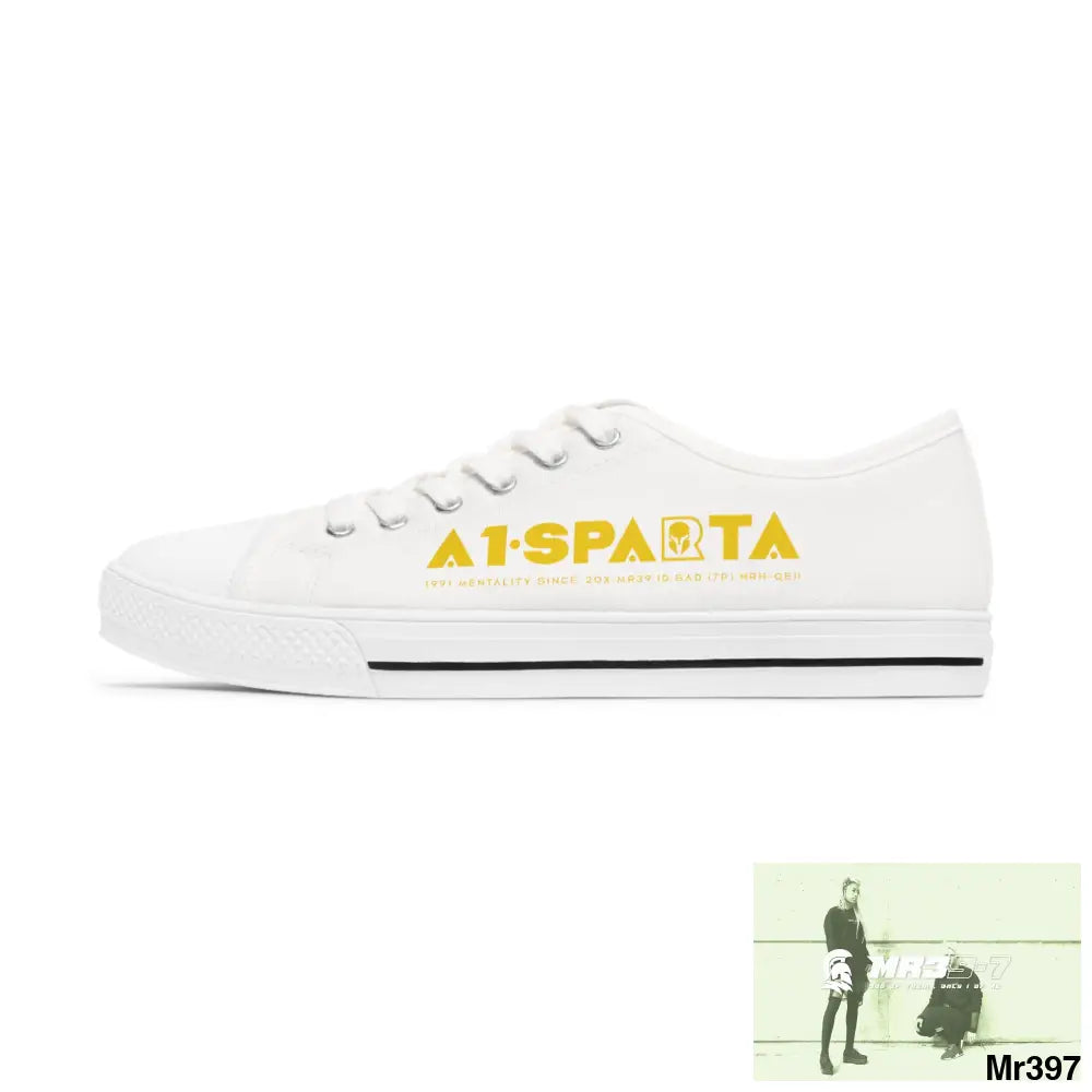 A1-Sparta Women’s Low Top Sneakers US 5.5 / White sole Shoes