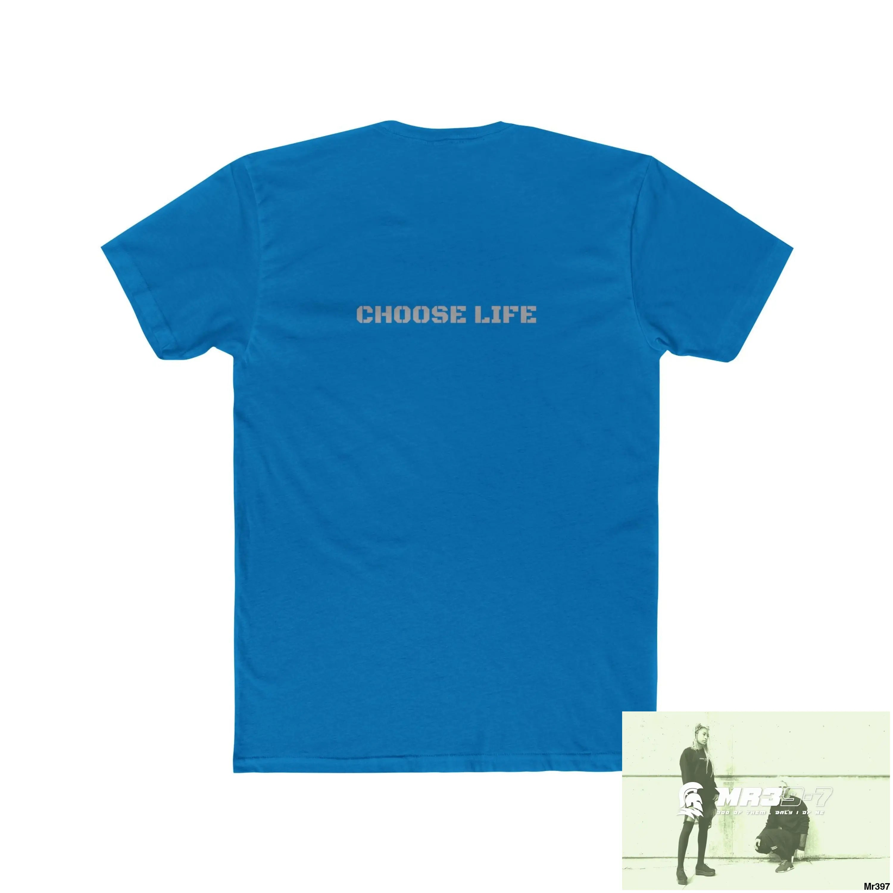 A1 Sparta Yellow Choose Life Men’s Cotton Crew Tee T-Shirt