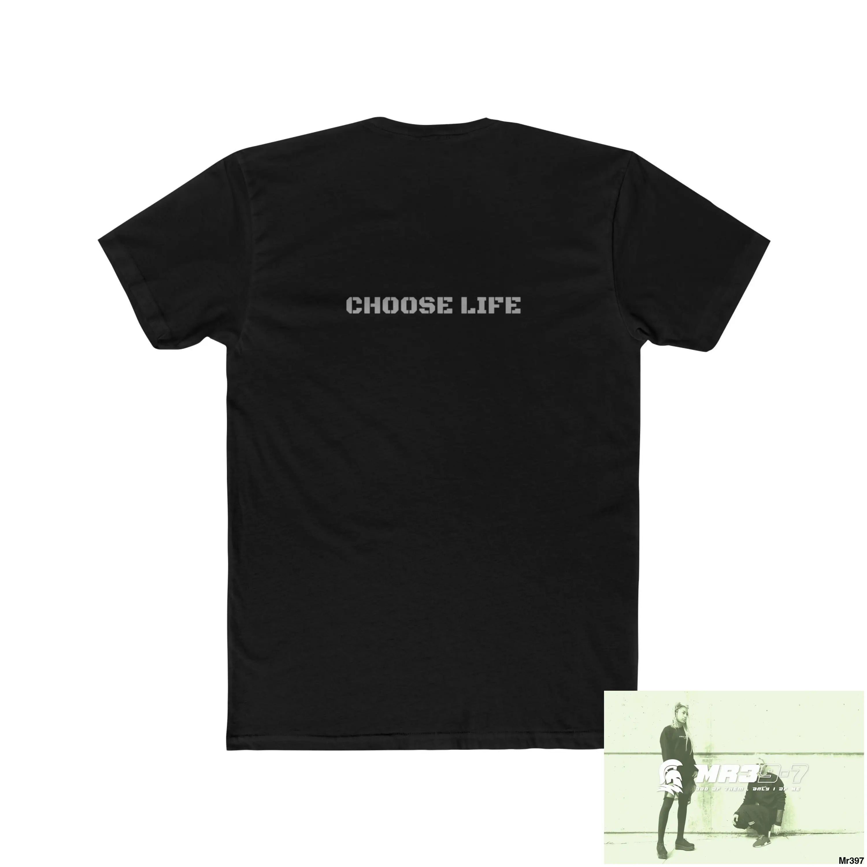 A1 Sparta Yellow Choose Life Men’s Cotton Crew Tee T-Shirt