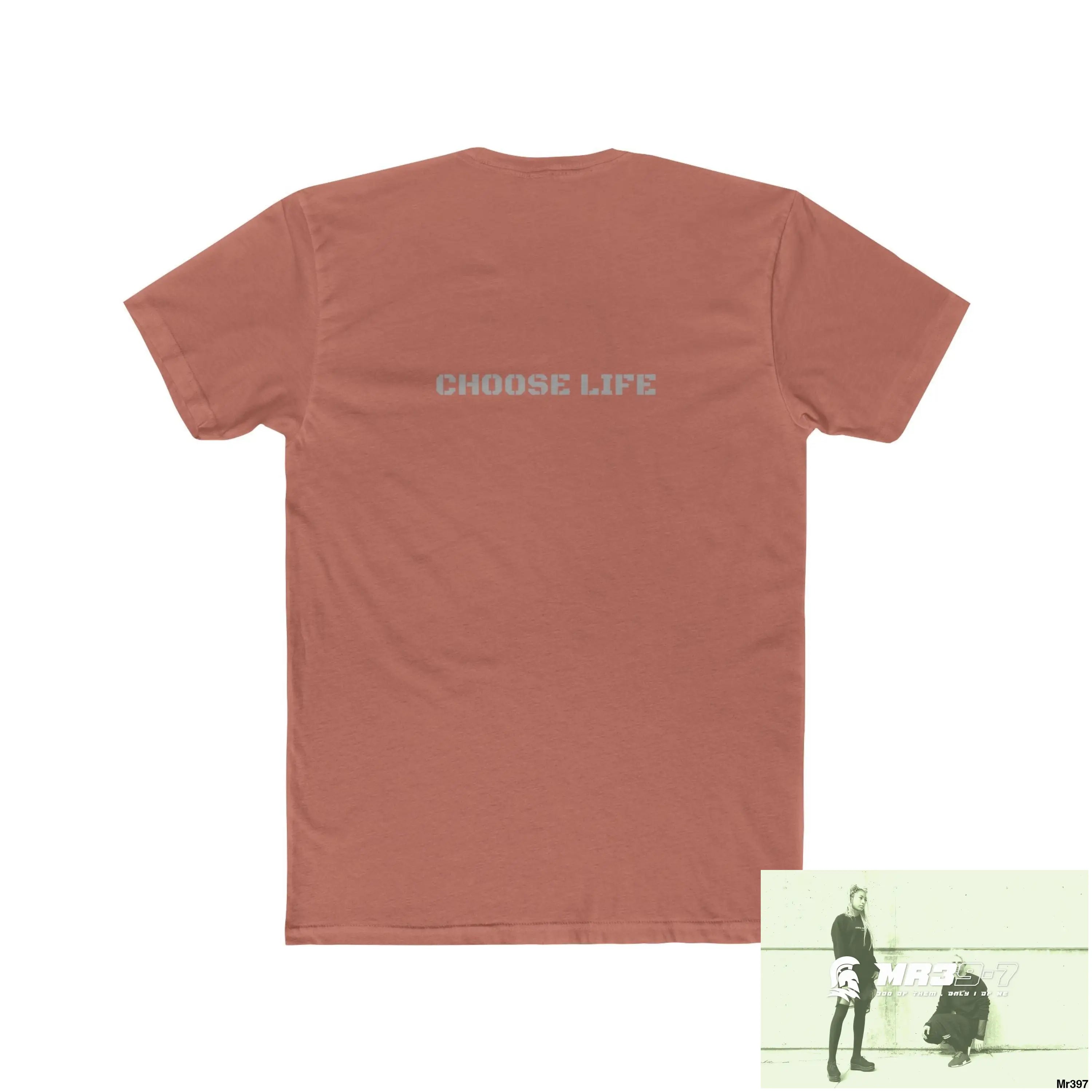 A1 Sparta Yellow Choose Life Men’s Cotton Crew Tee T-Shirt