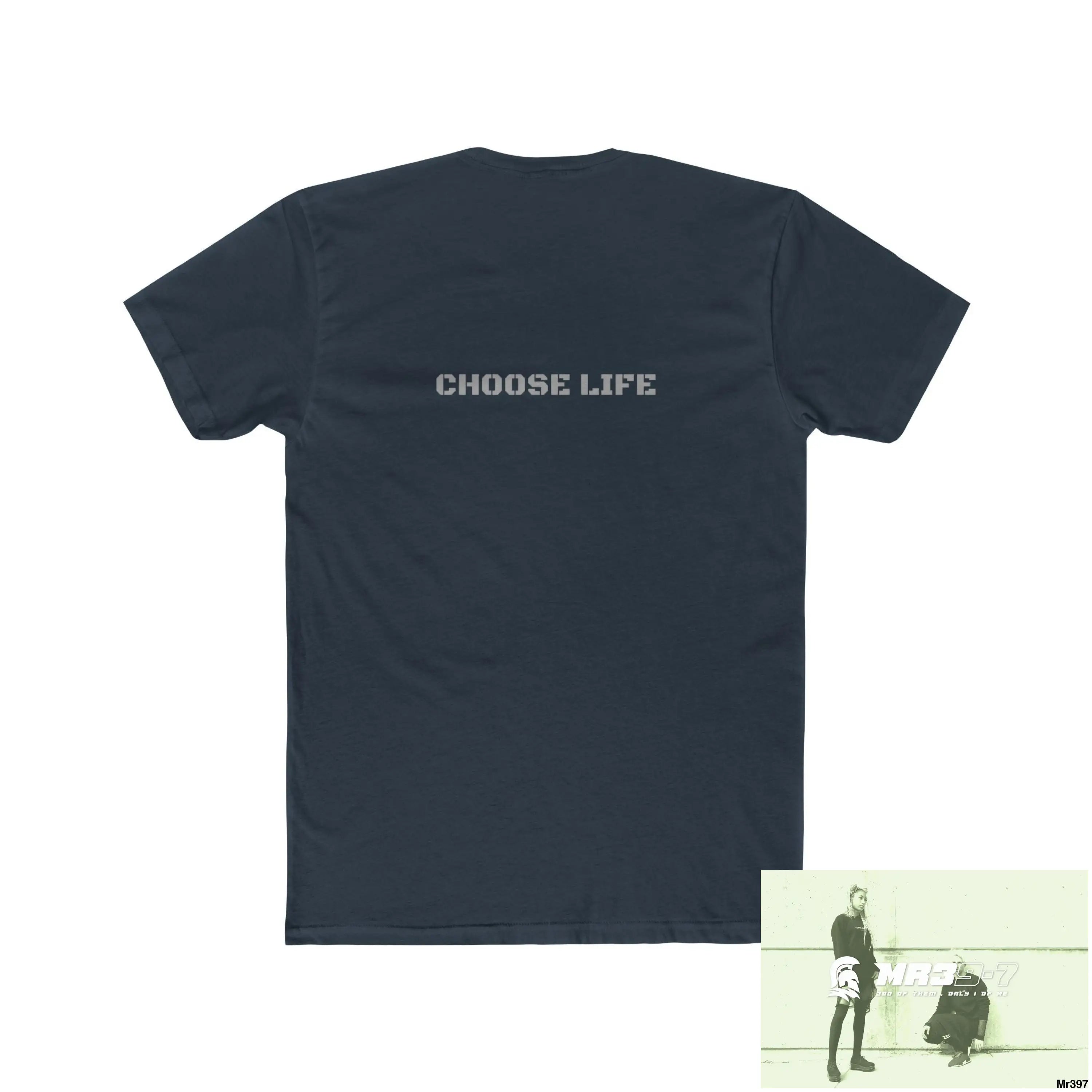 A1 Sparta Yellow Choose Life Men’s Cotton Crew Tee T-Shirt