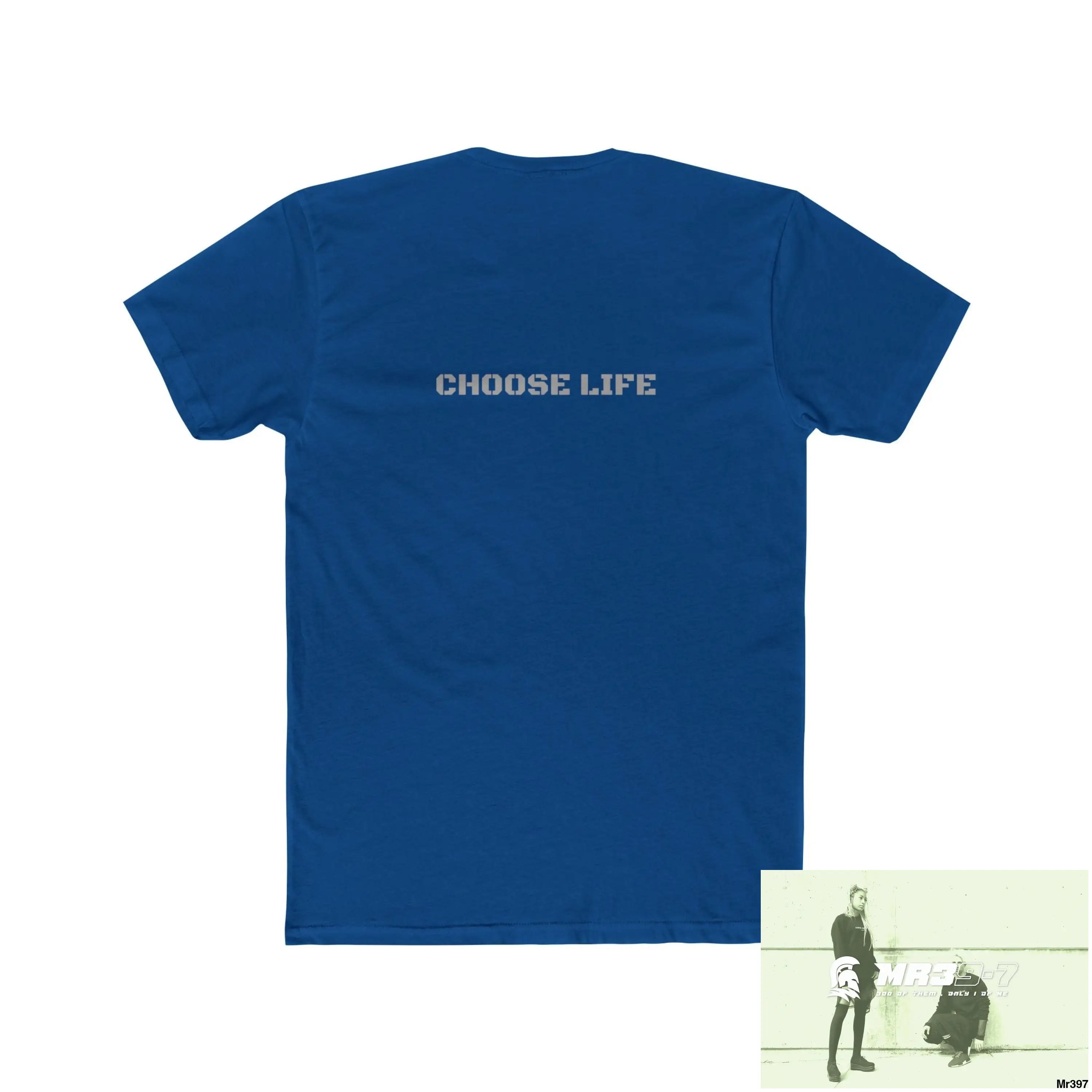 A1 Sparta Yellow Choose Life Men’s Cotton Crew Tee T-Shirt