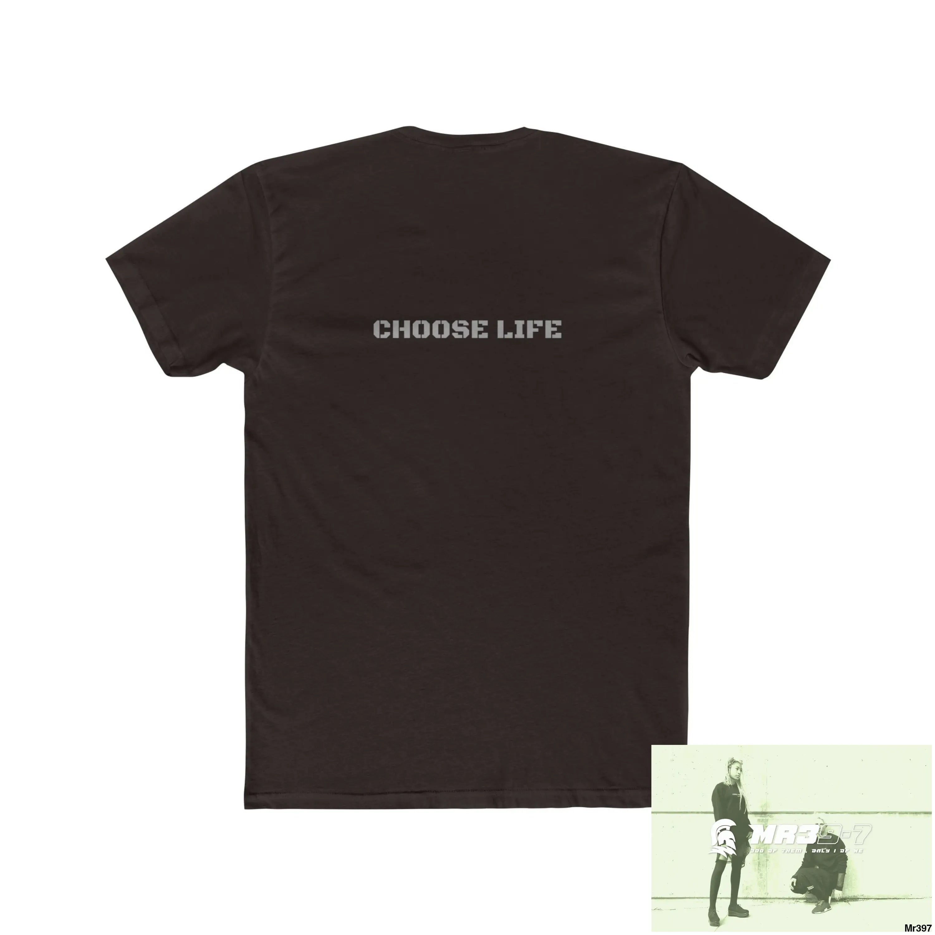 A1 Sparta Yellow Choose Life Men’s Cotton Crew Tee T-Shirt