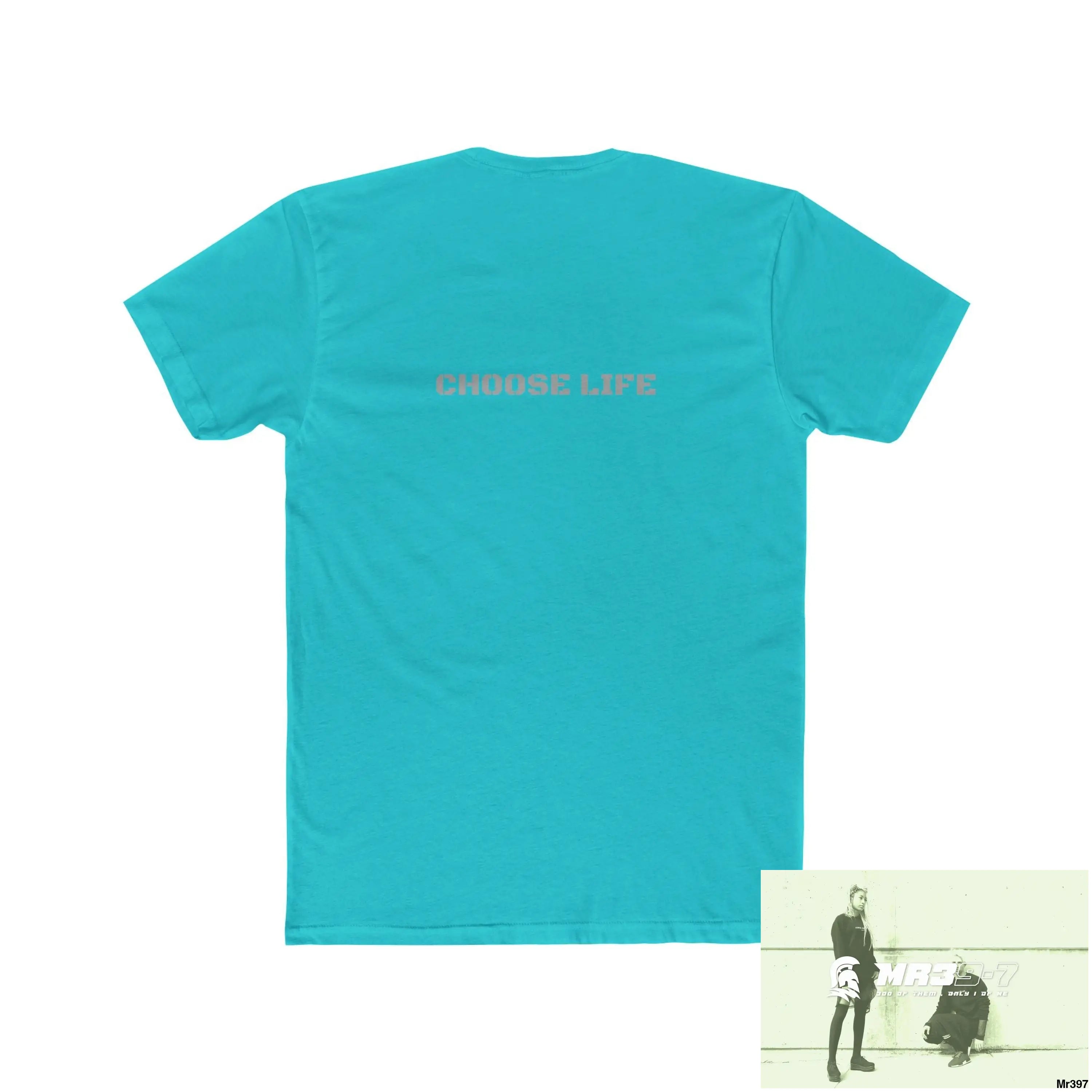 A1 Sparta Yellow Choose Life Men’s Cotton Crew Tee T-Shirt