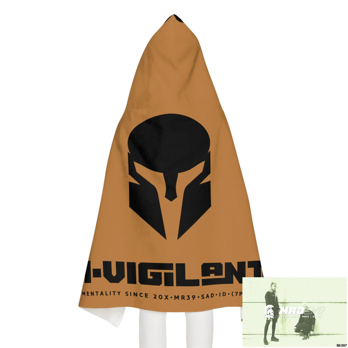 A1•Sparta Youth Hooded Towel 24’’ × 48’’ All Over Prints