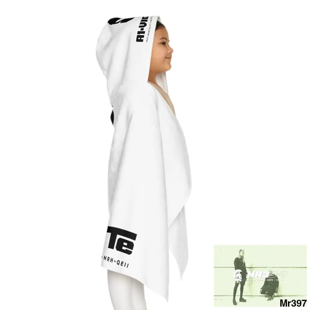 A1•Sparta Youth Hooded Towel 24’’ × 48’’ All Over Prints