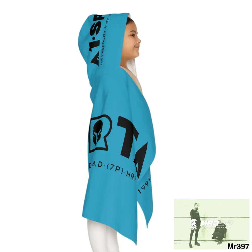 A1•Sparta Youth Hooded Towel 24’’ × 48’’ All Over Prints