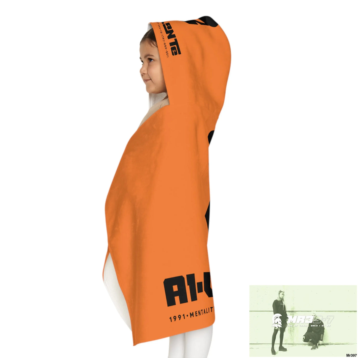 A1•Sparta Youth Hooded Towel 24’’ × 48’’ All Over Prints