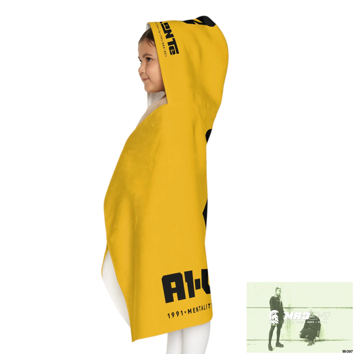 A1•Sparta Youth Hooded Towel 24’’ × 48’’ All Over Prints
