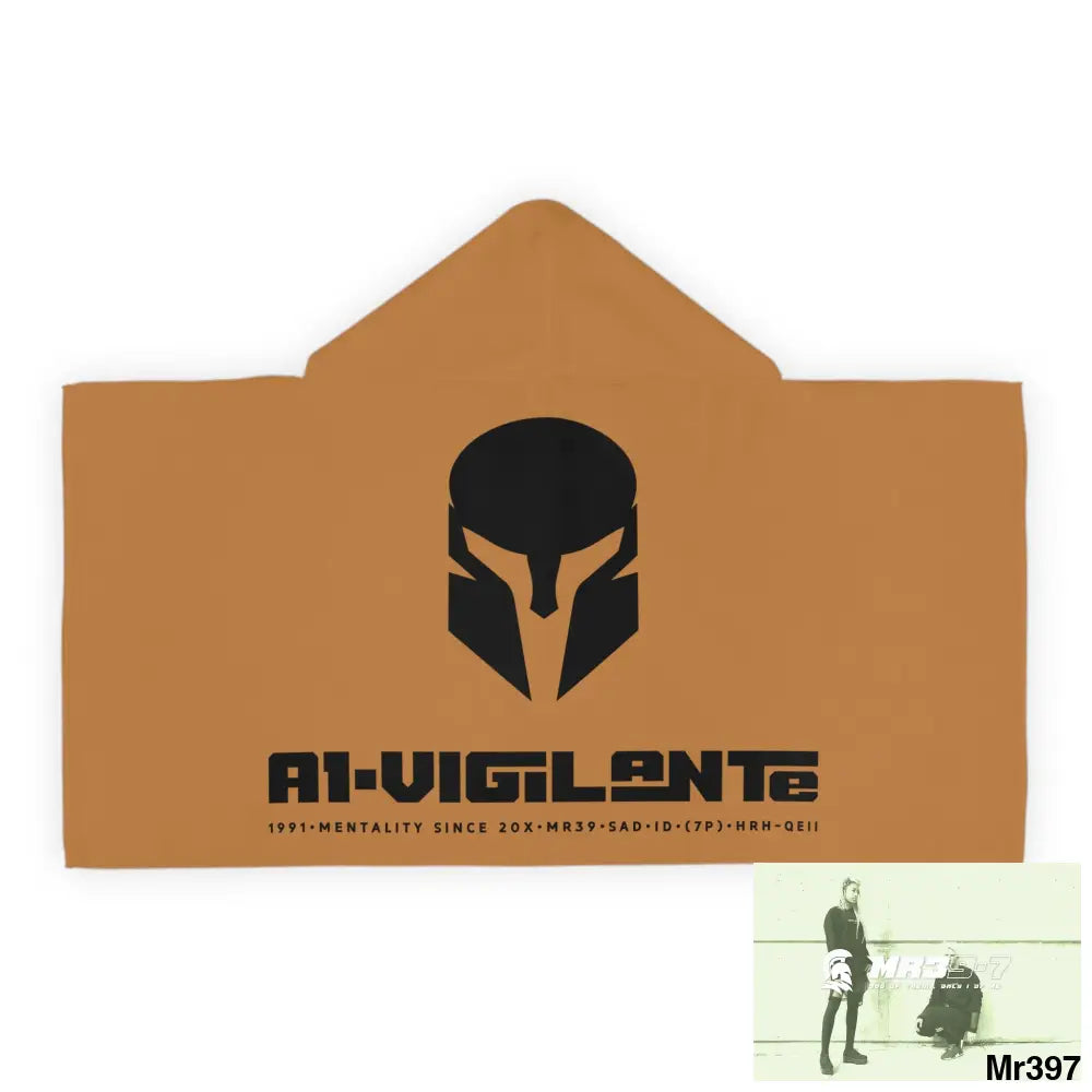 A1•Sparta Youth Hooded Towel 24’’ × 48’’ All Over Prints