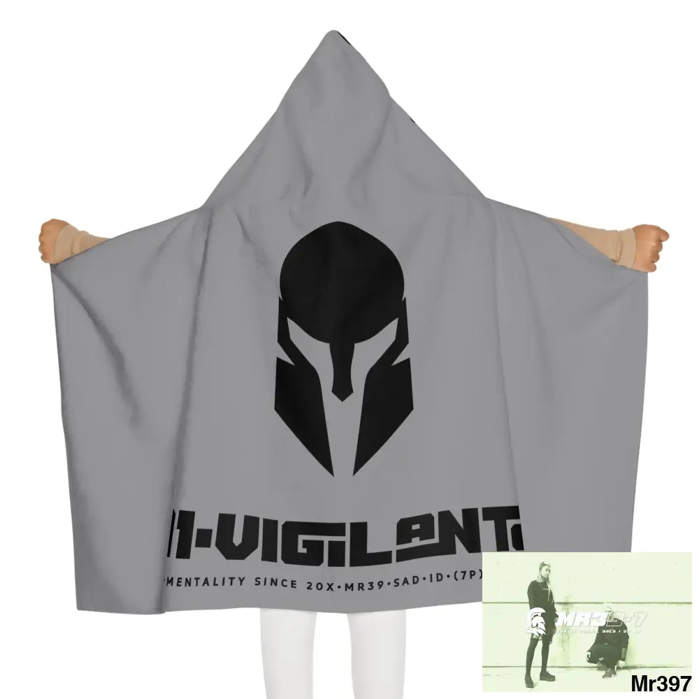 A1•Sparta Youth Hooded Towel 24’’ × 48’’ All Over Prints