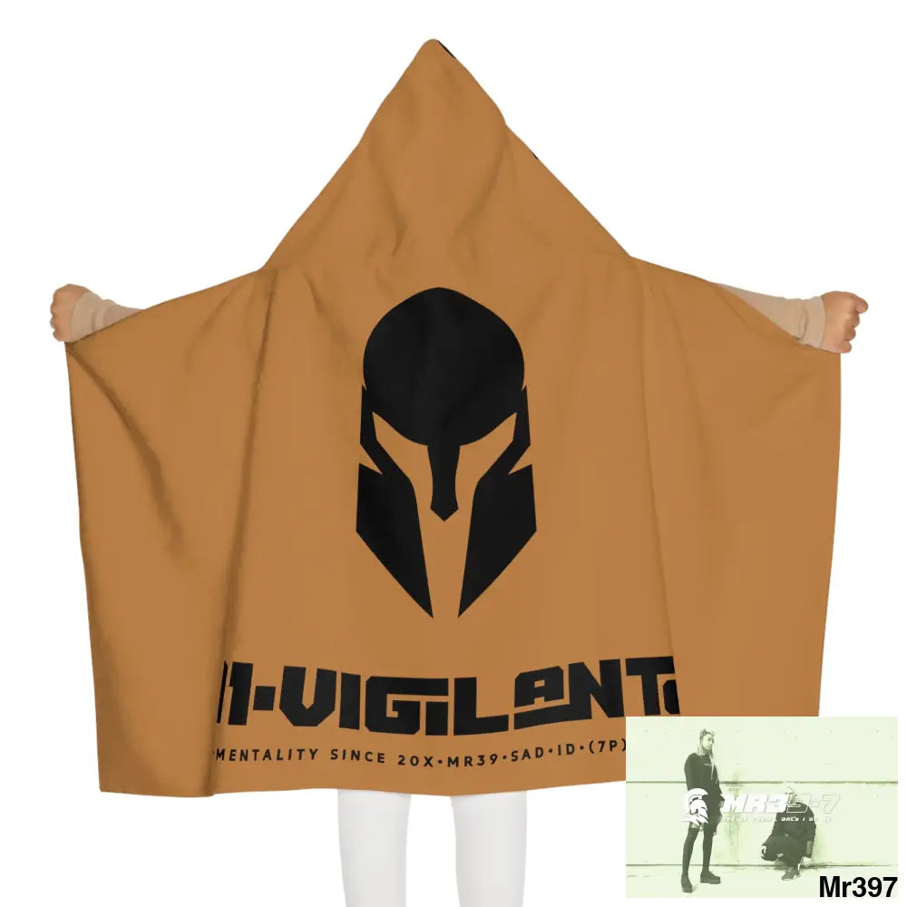 A1•Sparta Youth Hooded Towel 24’’ × 48’’ All Over Prints