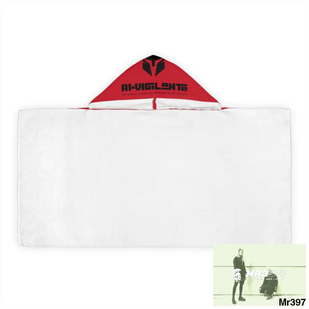 A1•Sparta Youth Hooded Towel 24’’ × 48’’ All Over Prints