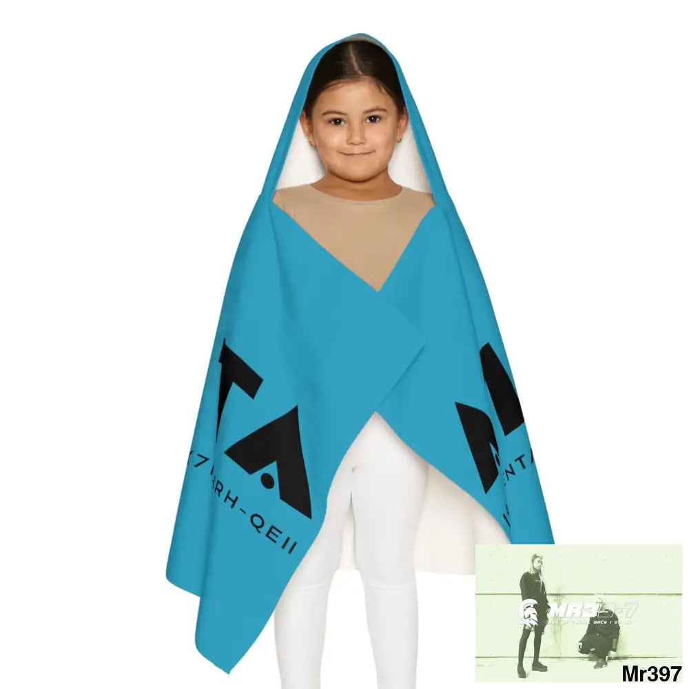A1•Sparta Youth Hooded Towel 24’’ × 48’’ All Over Prints