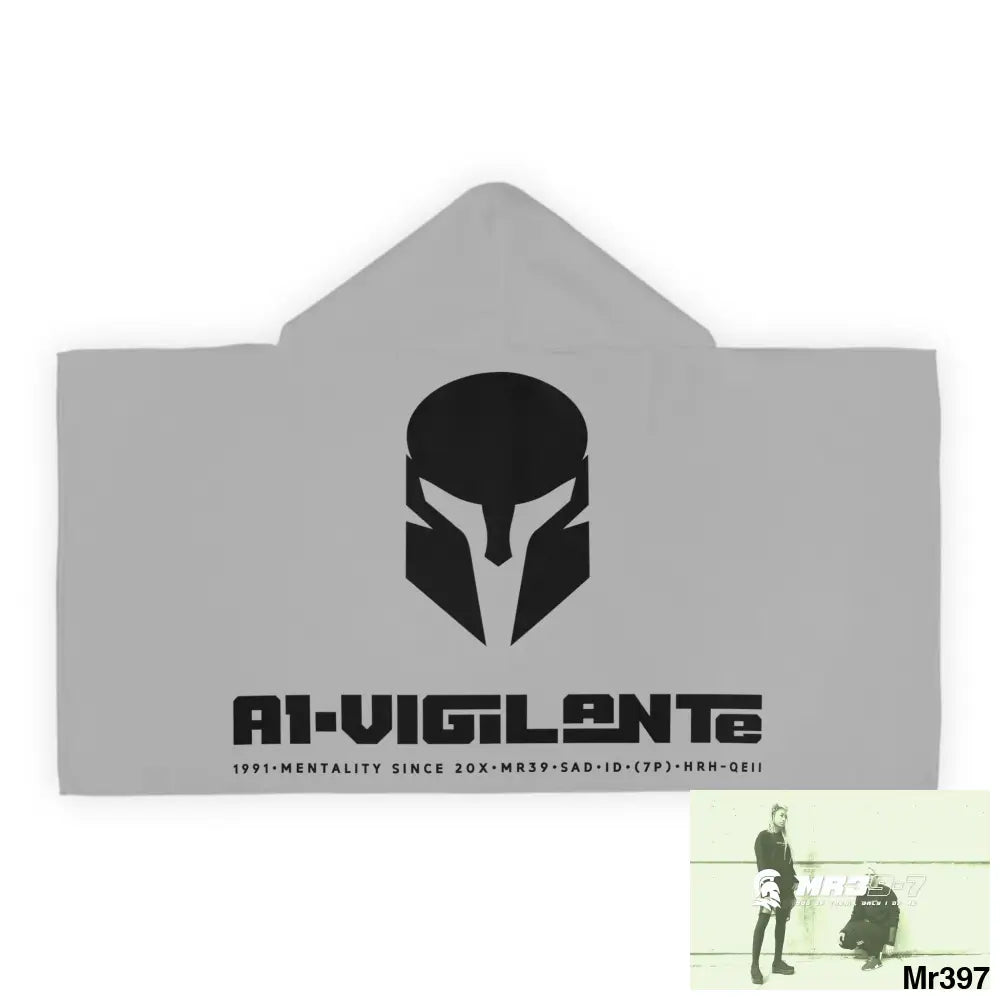 A1•Sparta Youth Hooded Towel 24’’ × 48’’ All Over Prints