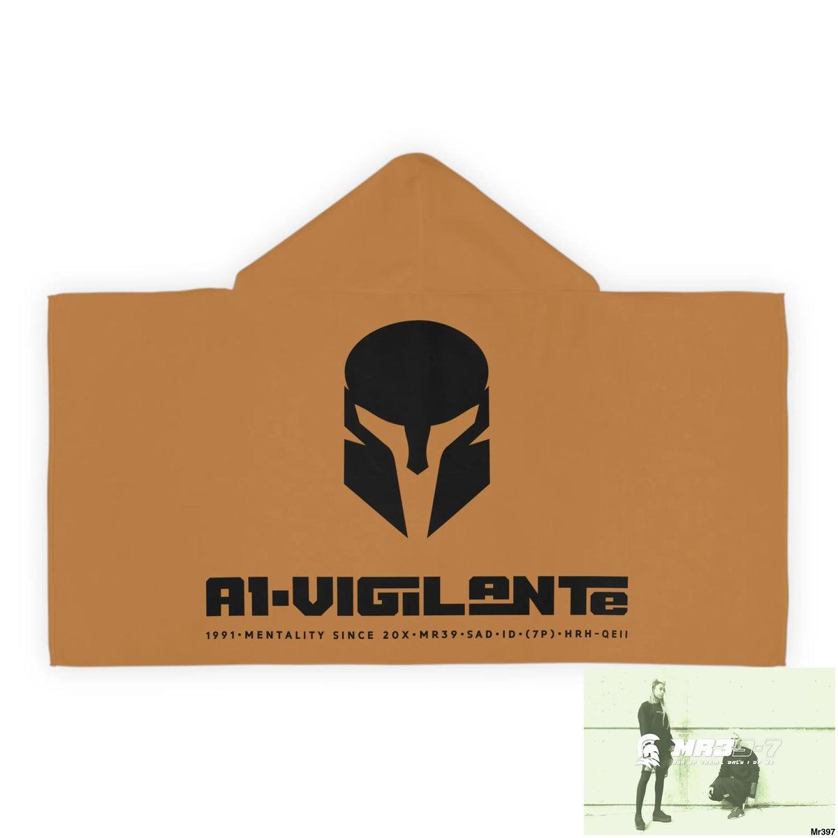 A1•Sparta Youth Hooded Towel 24’’ × 48’’ All Over Prints