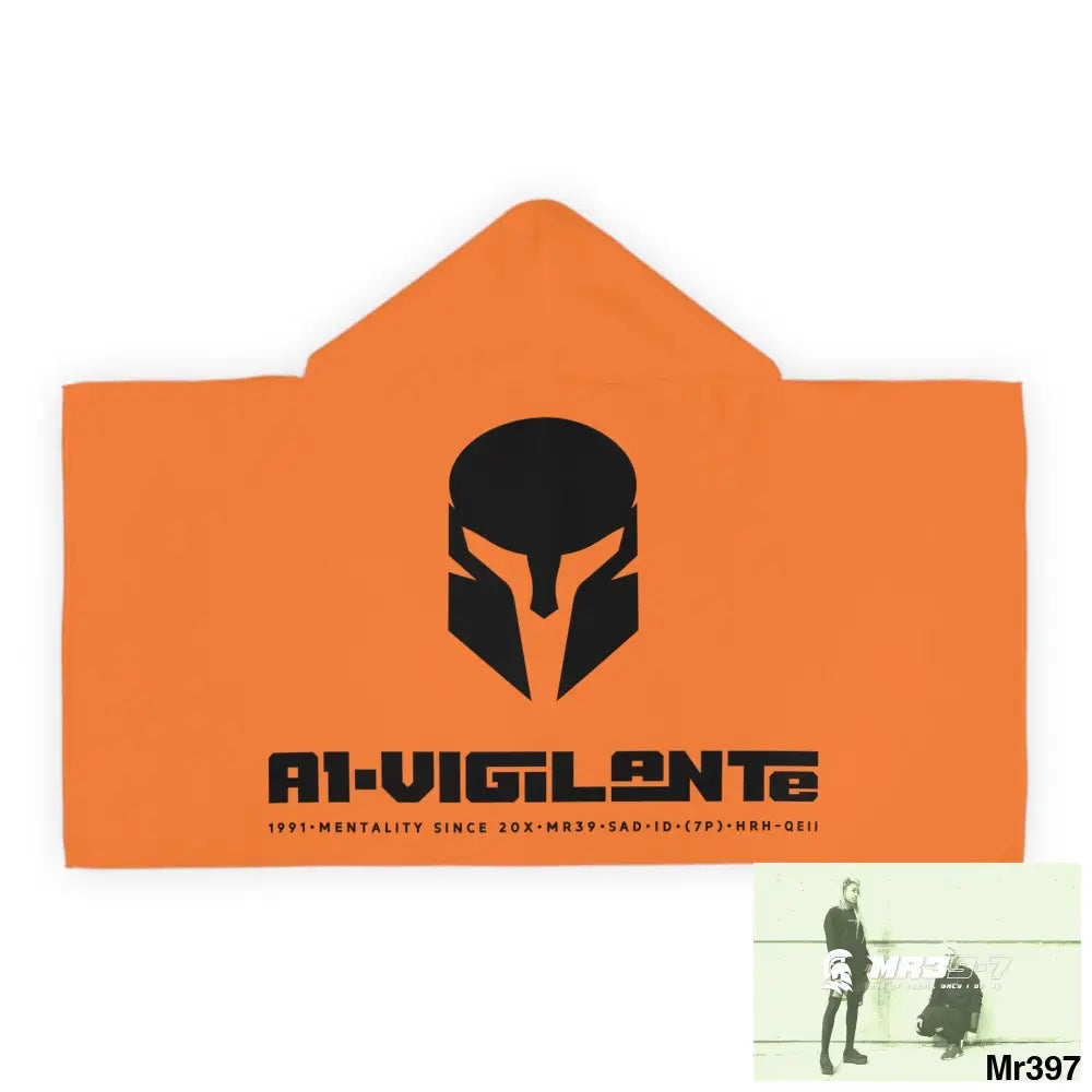 A1•Sparta Youth Hooded Towel 24’’ × 48’’ All Over Prints