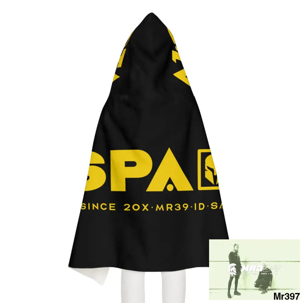 A1•Sparta Youth Hooded Towel 24’’ × 48’’ All Over Prints