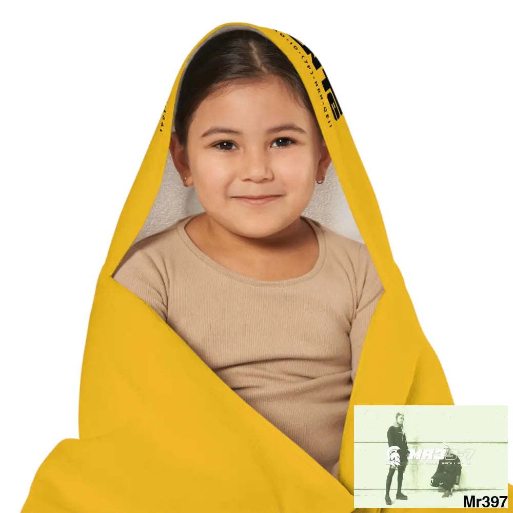 A1•Sparta Youth Hooded Towel 24’’ × 48’’ All Over Prints