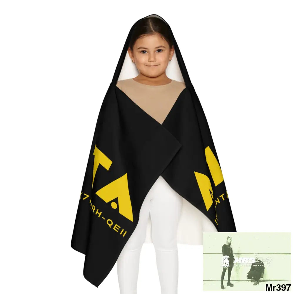 A1•Sparta Youth Hooded Towel 24’’ × 48’’ All Over Prints