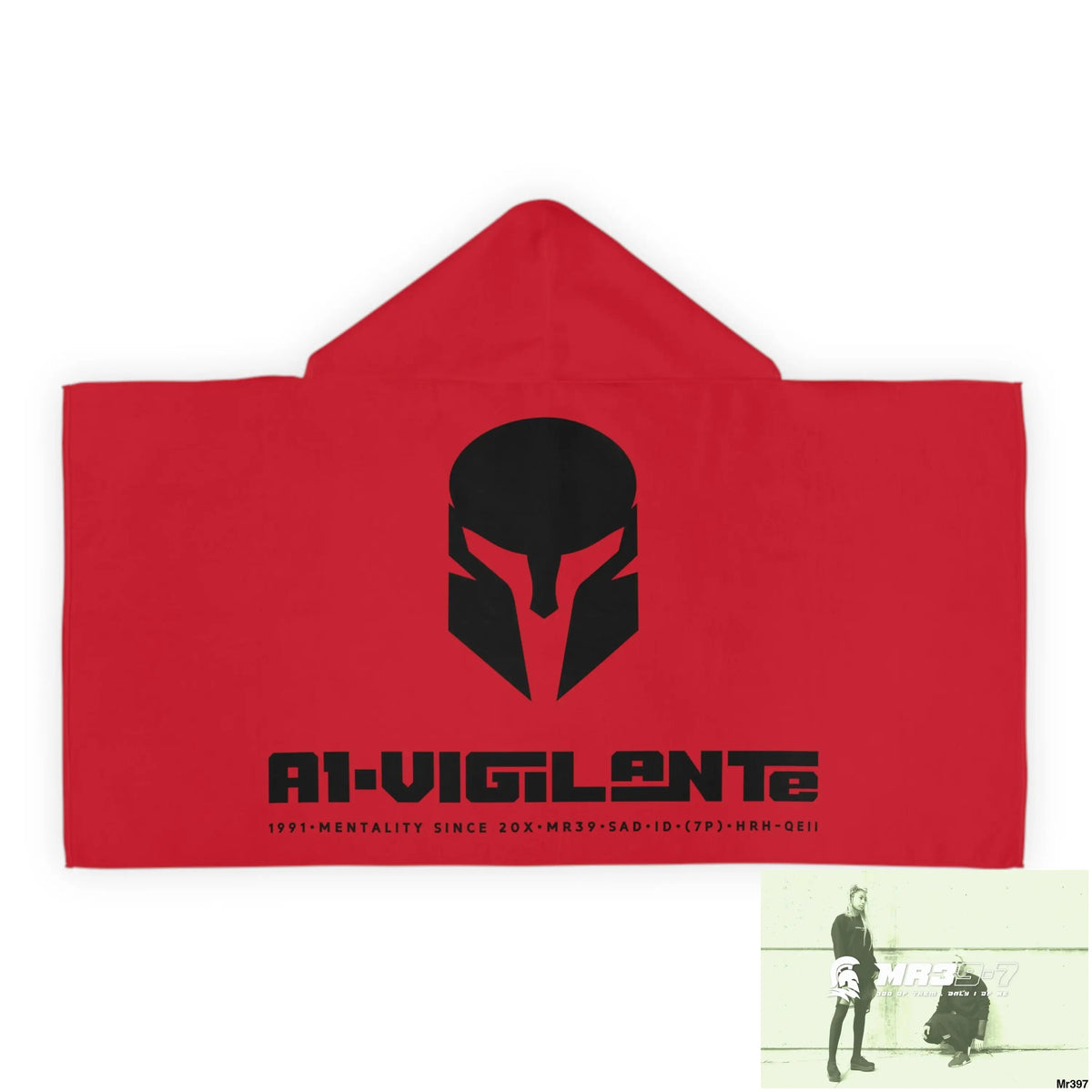 A1•Sparta Youth Hooded Towel 24’’ × 48’’ All Over Prints