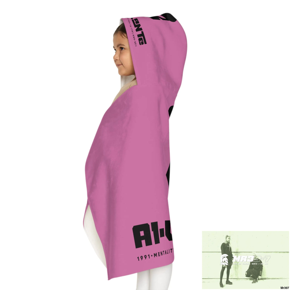 A1•Sparta Youth Hooded Towel 24’’ × 48’’ All Over Prints