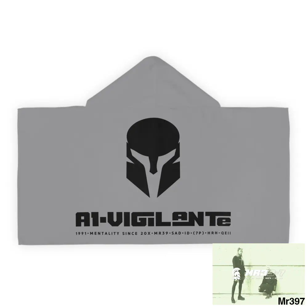 A1•Sparta Youth Hooded Towel 24’’ × 48’’ All Over Prints