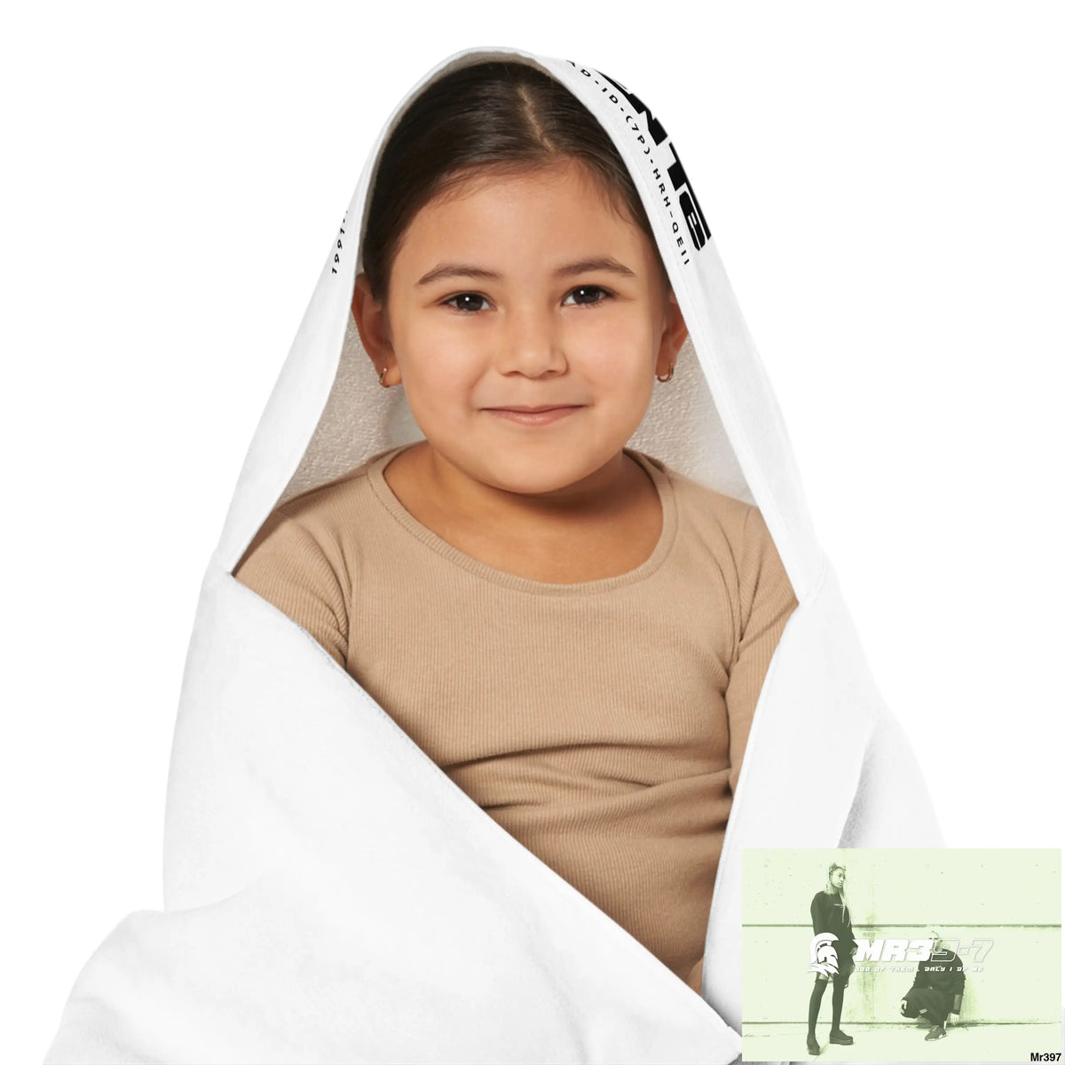 A1•Sparta Youth Hooded Towel 24’’ × 48’’ All Over Prints