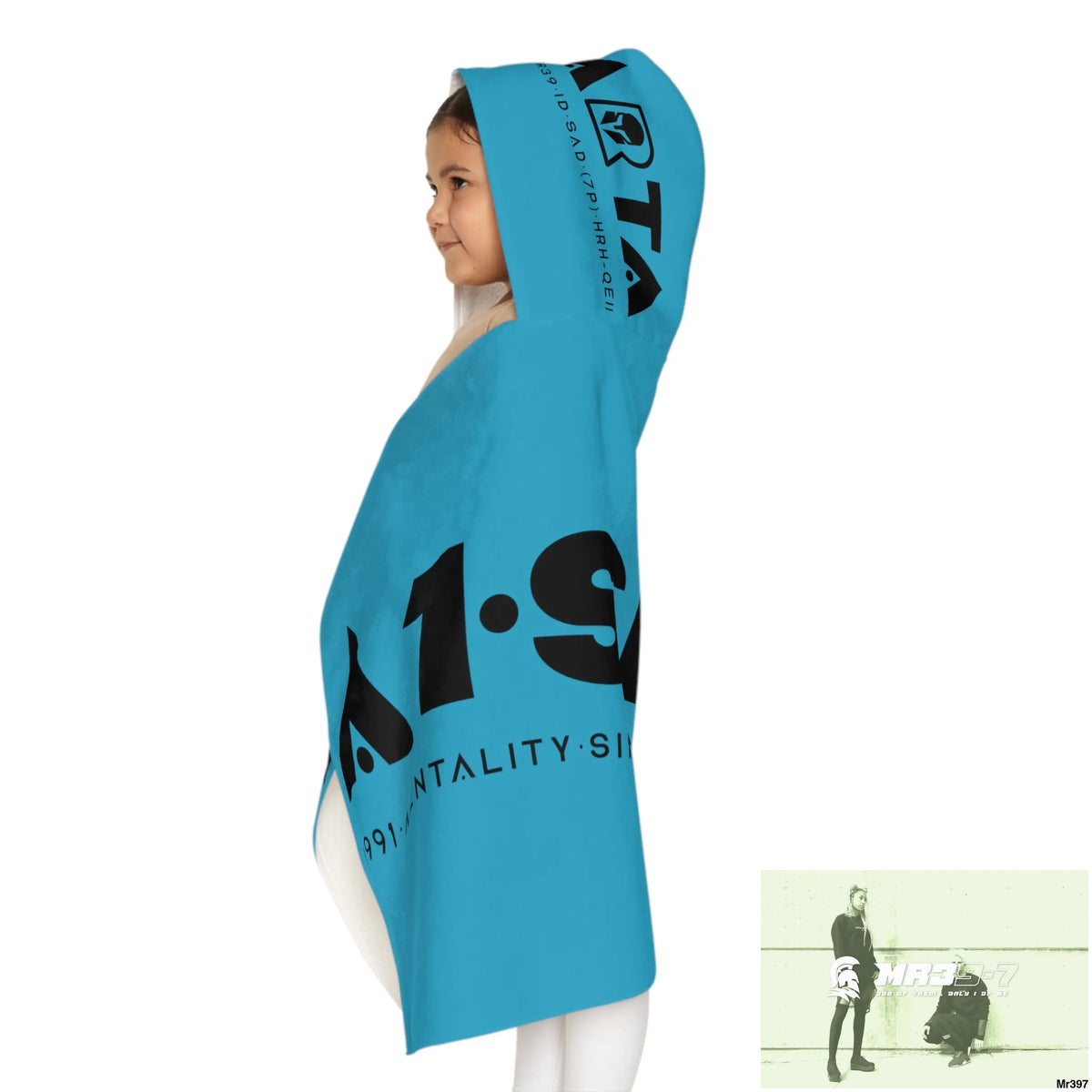 A1•Sparta Youth Hooded Towel 24’’ × 48’’ All Over Prints
