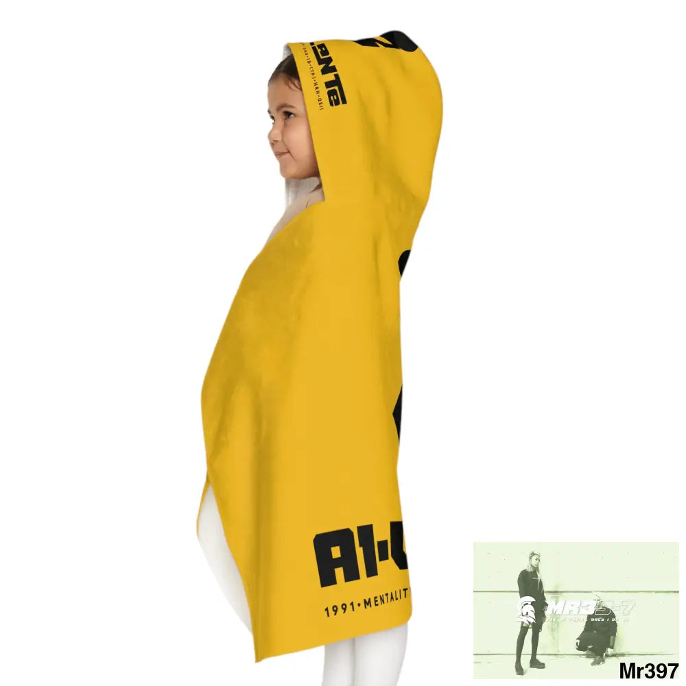 A1•Sparta Youth Hooded Towel 24’’ × 48’’ All Over Prints