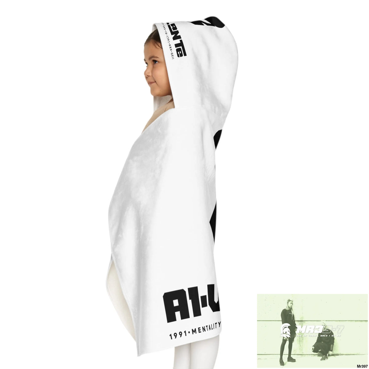 A1•Sparta Youth Hooded Towel 24’’ × 48’’ All Over Prints
