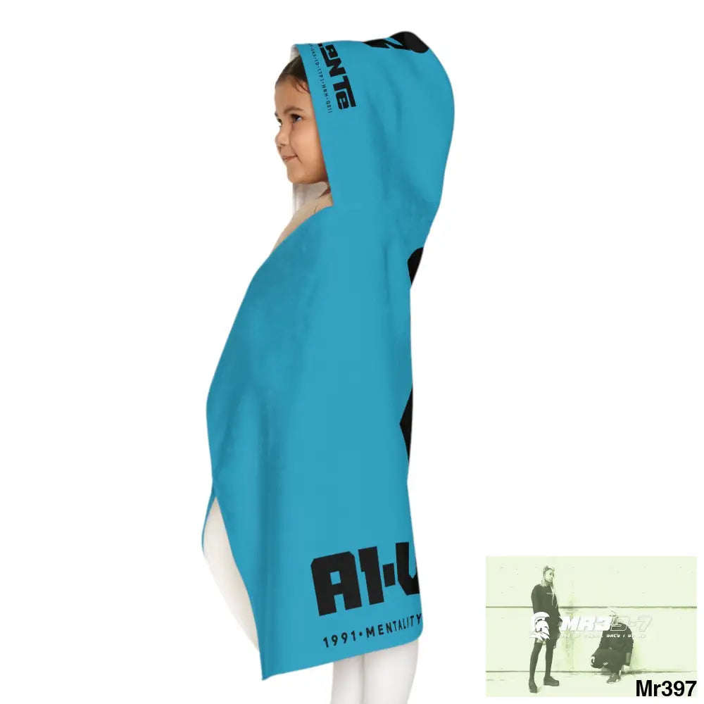 A1•Sparta Youth Hooded Towel 24’’ × 48’’ All Over Prints