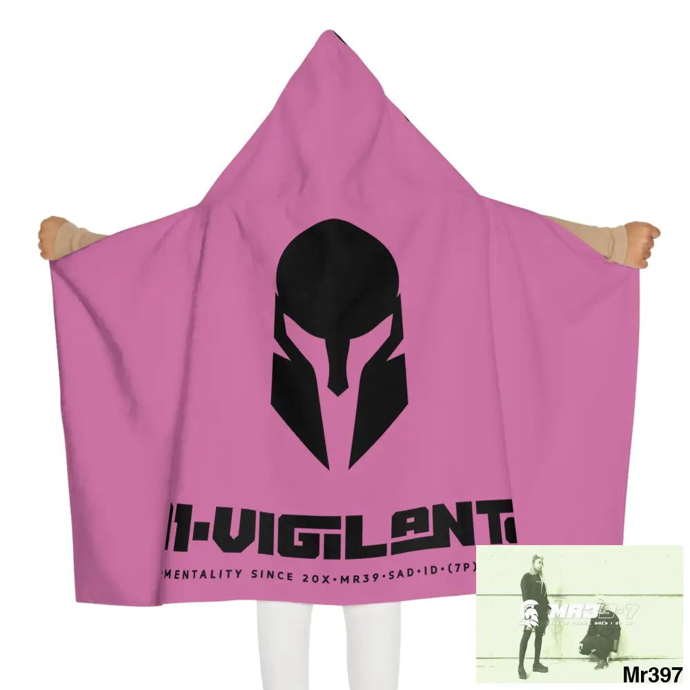 A1•Sparta Youth Hooded Towel 24’’ × 48’’ All Over Prints