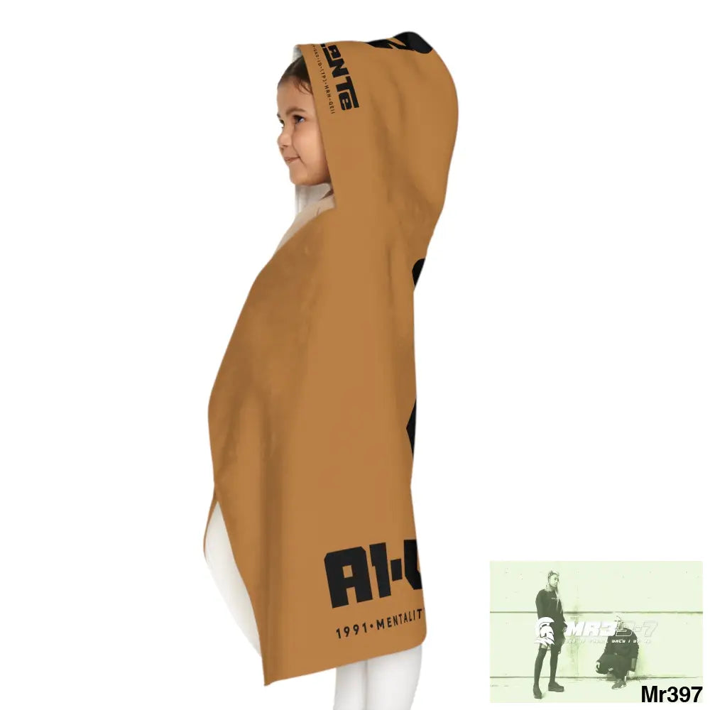 A1•Sparta Youth Hooded Towel 24’’ × 48’’ All Over Prints