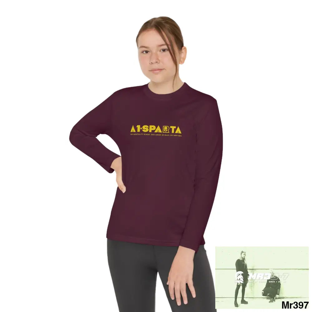 A1-Sparta Youth Long Sleeve Competitor Tee Kids clothes